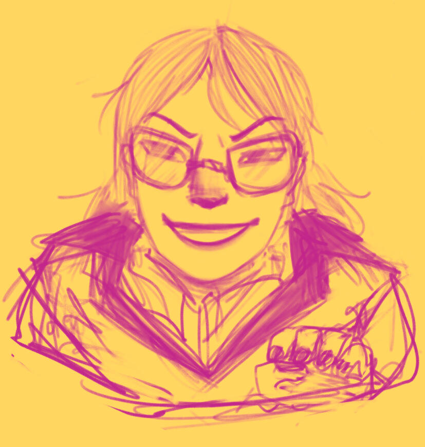 my favorite aot warcriminal zoe hange. she can be a little bit of a freak scientist as a treat